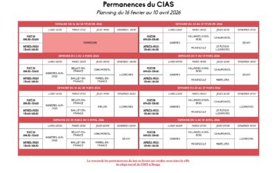 Planning « Bus des services » proposé par le CIAS de la C3PF