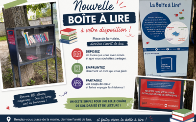 📚 Une nouvelle boîte à lire est à votre disposition !