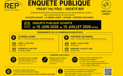 Enquête publique du 15/06 au 15/07/2026