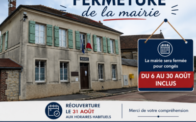 Fermeture de la mairie
