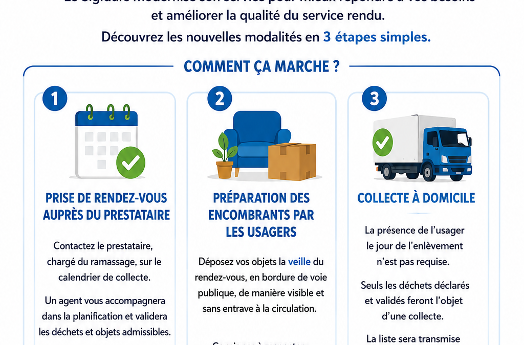 En 2027 ▶️ Ne sortez plus vos encombrants sans rendez-vous !